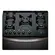 Fogao Esmaltec Esmeralda Glass Gourmet 5 Bocas Mesa de Vidro Acendimento Automatico Total