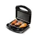 Sanduicheira Mondial Premium Grill 800W Porta Fio Chapas Antiaderentes Preta com Inox