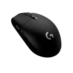 Mouse Gamer Sem Fio Logitech G305 LIGHTSPEED ate 12.000 DPI e 6 Botoes Programaveis Preto