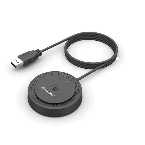 Microfone Omnidirecional Multilaser USB com Botao Mute