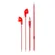 Fone de Ouvido Play Multilaser PH315 Som Estereo Vermelho