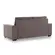 Sofa Herval 3 Lugares Marrom Acinzentado
