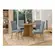 Sala de Jantar Kappesberg Mesa Retangular com 4 Cadeiras Cinza