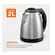 Chaleira Mondial Pratic CE-06 2L com Base Giratoria 360° Inox
