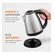 Chaleira Mondial Pratic CE-06 2L com Base Giratoria 360° Inox