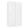 Roupeiro THB City 2 Portas de Correr 1 Gaveta interna Branco