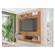 Painel Caemmun Boreal 1.8 para TV ate 65" Buriti/Off White