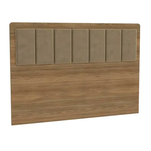 Cabeceira Kappesberg N801 casal Para Colchao 158cm Nogueira