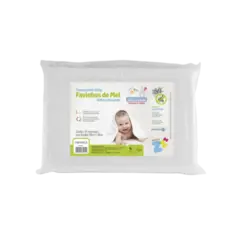 Travesseiro Fibrasca Z4941 Favinhos de Mel Baby Branco