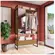Roupeiro Closet Kappesberg LI029 1 porta e 2 Gavetas Freijo e Preto fosco