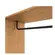Roupeiro Closet Kappesberg LI029 1 porta e 2 Gavetas Freijo e Preto fosco