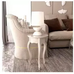 Mesa De Apoio Lateral Alta Duquesa EDN 015886 Off White