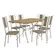Sala de Jantar Kappesberg CMC822CR31 6 Cadeiras Bege