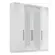 Roupeiro Herval PH1717 4 Portas 4 Gavetas Internas Branco