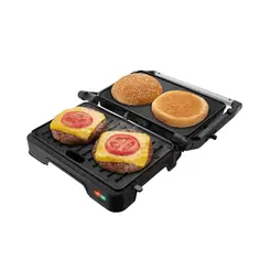 Grill Master Press Duo Mondial PG01180 180° Preto Inox 127V