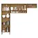 Cozinha Kits Parana Lumini 4 Portas Freijo Supremo