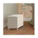 Bau com tampo Estofado Elo Moveis Peroba 7061 Branco