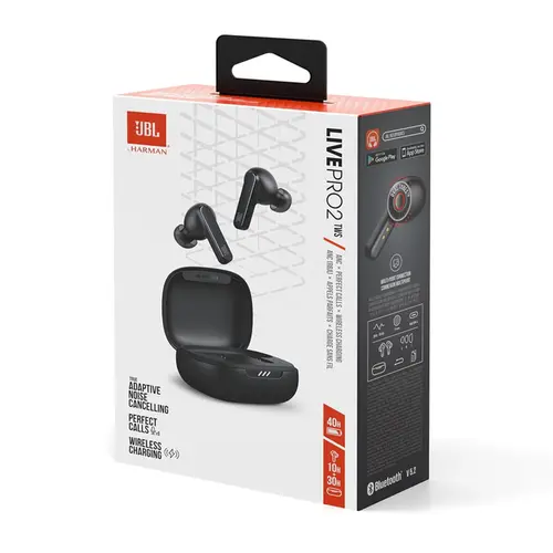 JBL LIVE PRO 2 TWS 新品 Fone de Ouvido JBL Live Pro 2 TWS Sem Fio Bluetooth e Estojo para