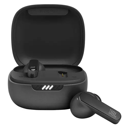 Fone de Ouvido JBL Live Pro 2 TWS Sem Fio Bluetooth e Estojo para Carregamento Preto