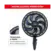 Ventilador Arno Coluna 40cm 3 Velocidades X-treme 7 127V
