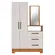 Comoda Notavel Com Espelho 2 Portas 3 Gavetas Freijo Trend Off White
