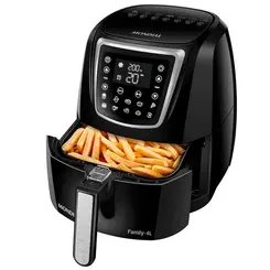 Fritadeira Mondial Air Fryer 4 Litros Com Controle De Temperatura Preto Inox 127v