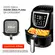 Fritadeira Mondial Air Fryer 4 Litros Com Controle De Temperatura Preto Inox 127v