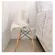Par de Cadeira Charles Eames  SB Branco Transparente