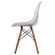 Par de Cadeira Charles Eames  SB Branco Transparente