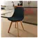 Par de Cadeira Saarinem Wood Preto