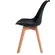 Par de Cadeira Saarinem Wood Preto