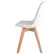 Par De Cadeira Saarinem SB Wood Branco