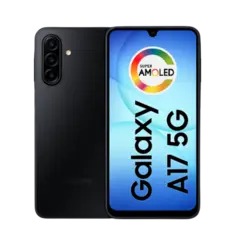 Smartphone Samsung A17 5G 128GB 4GB 50MP Tela 6.7" Preto