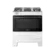 Fogao Esmaltec Ideal Piso 5 Bocas Com Mesa De Aco Inox e Acendimento Automatico Branco