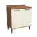 Balcao De Cozinha Linna Kappesberg Com Tampo 2 Portas Cinamomo Off White