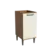 Balcao Kappesberg 1 Porta Com Tampo Canela Off White
