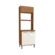 Paneleiro Linna Kappesberg 3 Portas 2 Prateleira Com Nichos Cinamomo Off White