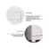 Roupeiro Liz Panan 100% MDF Duas Portas 3 Gavetas Com Espelho Branco