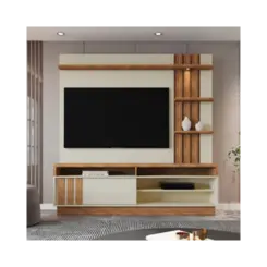 Home Mariana 1.8 Mobler Para TV Ate 55" Polegadas Off White Amendoa