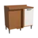 Balcao De Canto Reto Linna Kappesberg 1 Porta Canela Off White