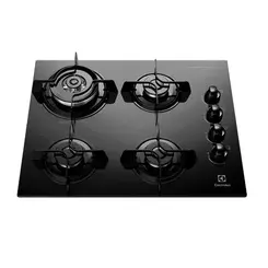 Cooktop Electrolux 4 Queimadores Mesa de Vidro Preto