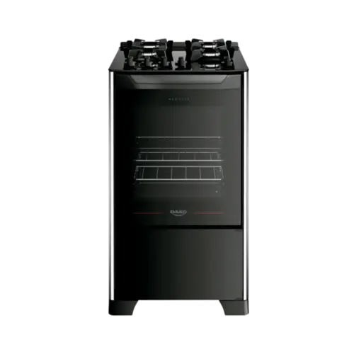 Fogao Dako Magister 4 Bocas Com Mesa De Vidro e Acendimento Automatico Preto Bivolt