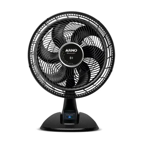 Ventilador De Mesa Arno Bluetooth 40cm 8 Pas e 3 Velocidades 127V