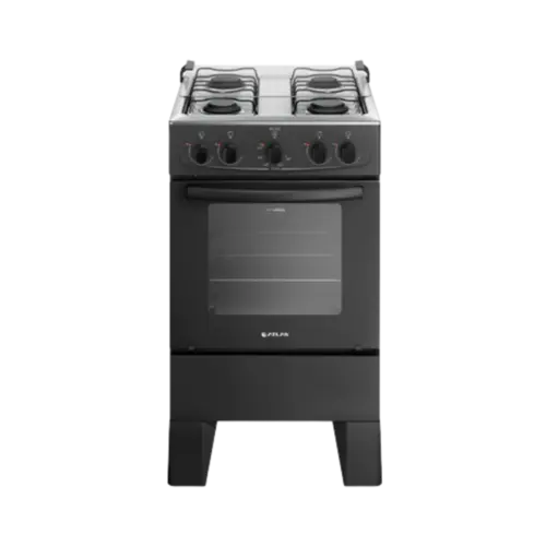 Fogao Piso Atlas 4 Bocas 300001764 Acendimento Manual Preto