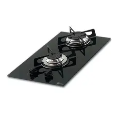 Cooktop Fischer 7726-11474 2 Bocas a Gas Mesa de Vidro