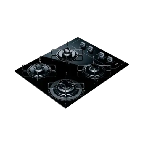 Cooktop Consul Facilite 4 Bocas Vidro Temperado Acendimento Automatico