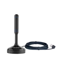 Antena Digital Aquario HDTV Interna e Externa Preto