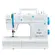 Maquina de Costura Portatil Elgin Genius Plus 31 Pontos Overlock Duplo 3 Posicoes de Agulha Branco 127V