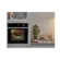 Forno a Gas Embutir Brastemp  78L Funcao Grill Timer Touch Tecnologia Cleartech 2 Prateleiras 7 Niveis Preto 220V