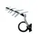Antena Externa Aquario Digital Para TV 2 Em 1 Completa